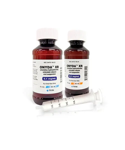 Onyda XR (clonidine ER — regional product)